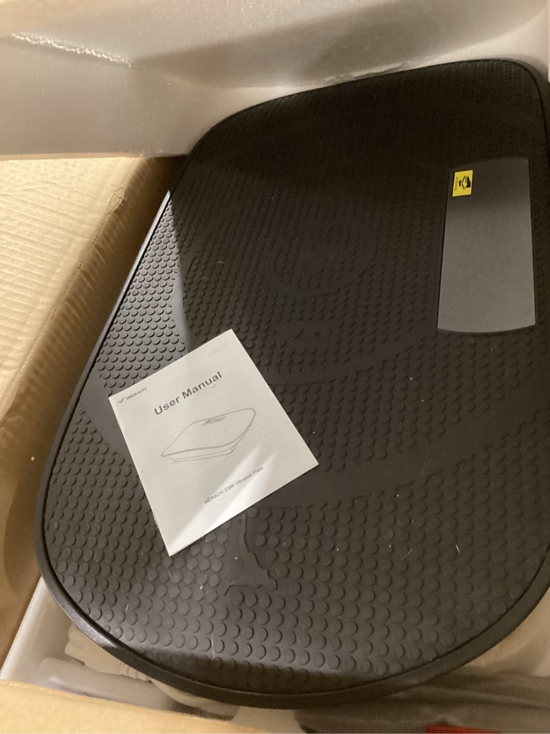 Condition photo showing Good Condition for AXV Vibration Plate Fitness Platform Exercise Machine Vibrating Shaking Full Body Shaker Workout Vibrate Stand Shake Board Sport Gym for Weight Loss Fat Burner for Women Men SLIM-BLACKSILVER