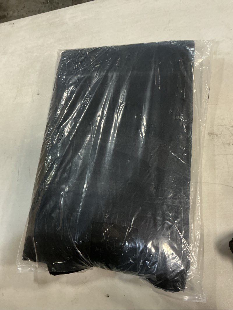 Condition photo showing Good Condition for ascoza 2 pack fitted tablecloth for 6 foot rectangle tables 72 x 30 inch black table covers water resistant polyester table cloth for wedding, parties,display, trade show (black) black 6ft