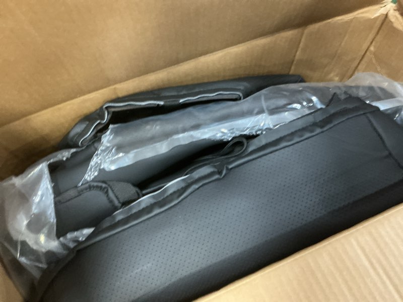 Condition photo showing New/Like New for for honda pilot seat covers - full set custom car seat protectors fit pilot ex-l, special edition, touring, sport 2016 2017 2018 2019 2020 2021 2022-8 seats,faux leather, black