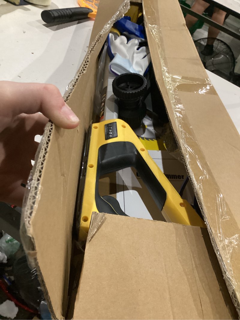 Condition photo showing As Is for cordless weed wacker for dewalt 20v battery, electric weed eater, weed trimmer battery powered, lawn trimming (no battery include)