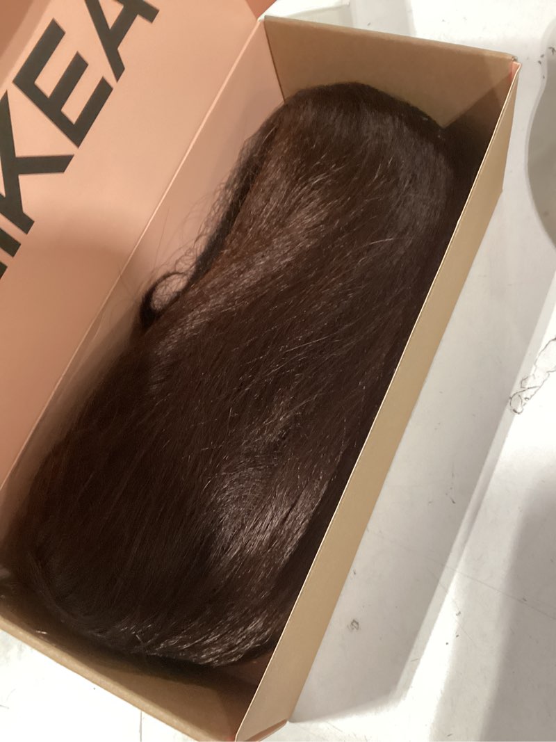 Condition photo showing Good Condition for SEIKEA Cheer Ponytail Hair Piece, 100% Super Protein Fiber Straight Cheerleader Hairpiece Lightweight Silky Smooth Fluffy 18" Ponytail Extension for Cheerleader Competition, Dance Brown