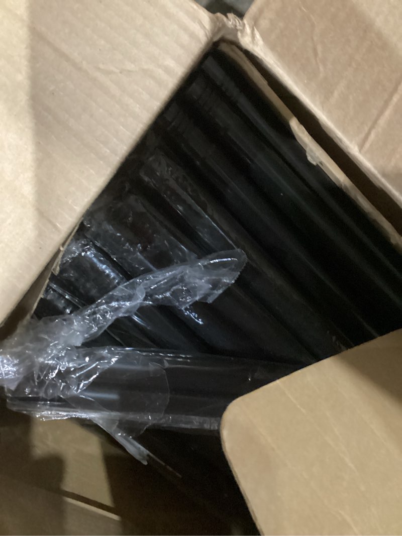 Condition photo showing As Is for 7 Pack 10 FT String Light Poles,Metal with Fork Lights Poles for Outdoor String Light, Rustproof Heavy Duty for Outside Garden,Patio,Wedding,Backyard,Deck,Party 7 Pack 10FT