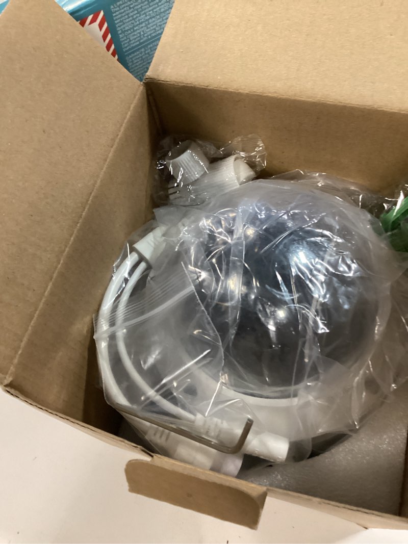 Condition photo showing New/Like New for ip security 5.0mp h.265 poe ptz dome camera, hikvision compatible 5x optical zoom, indoor/outdoor network camera with audio, pan 355° tilt 90°,waterproof ip66 98ft night vision, motion detection 5mp