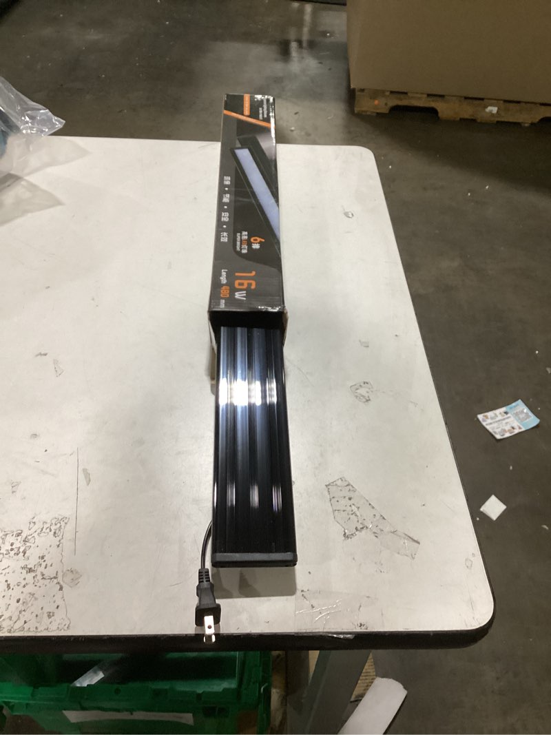 Condition photo showing Good Condition for Led Aquarium Light, Full Spectrum Fish Tank Lights, Small 5/10 Gallon Freshwater Fishtank Hood Lighting for Grow Fish, Plants, Adjustable from 12 to 16 Inch 12-16 IN