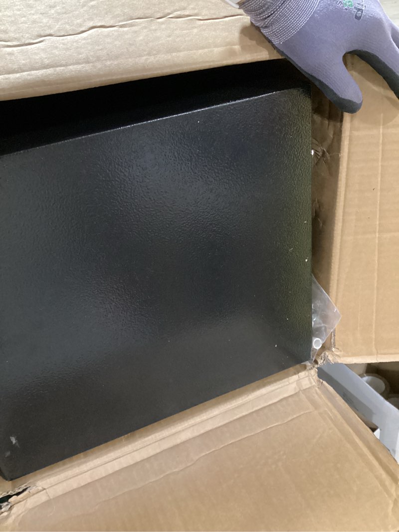 Condition photo showing Good Condition for 19.69 inches tall safe box, 3.3 cuft home safe with fireproof waterproof bag, anti-theft digital security lock box with smart alert system, removable shelf, mute function, document safes for jewelry 19.68"h x12.2"d x 13.78"w