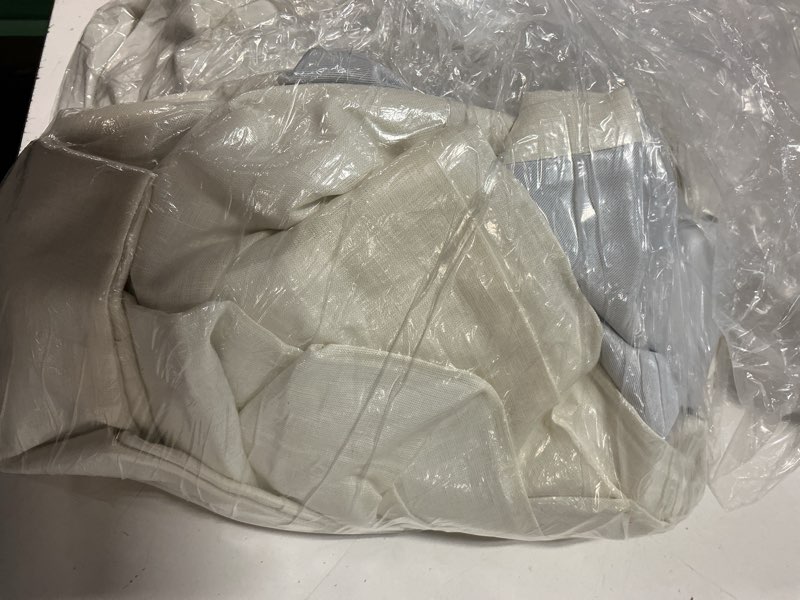 Condition photo showing Good Condition for cotton slub room darkening curtain cream