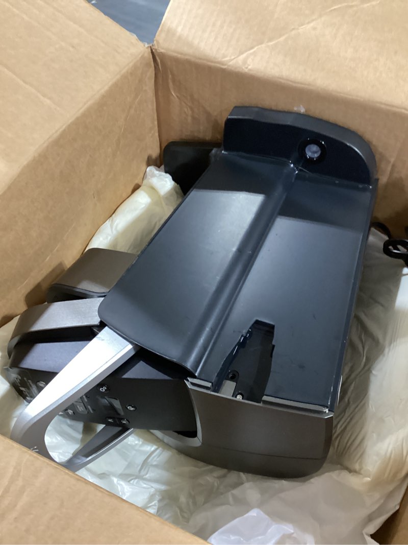 Condition photo showing As Is for keurig k-elite single serve k-cup pod coffee maker, with strength and temperature control, iced coffee capability, 8 to 12oz brew size, programmable, brushed slate