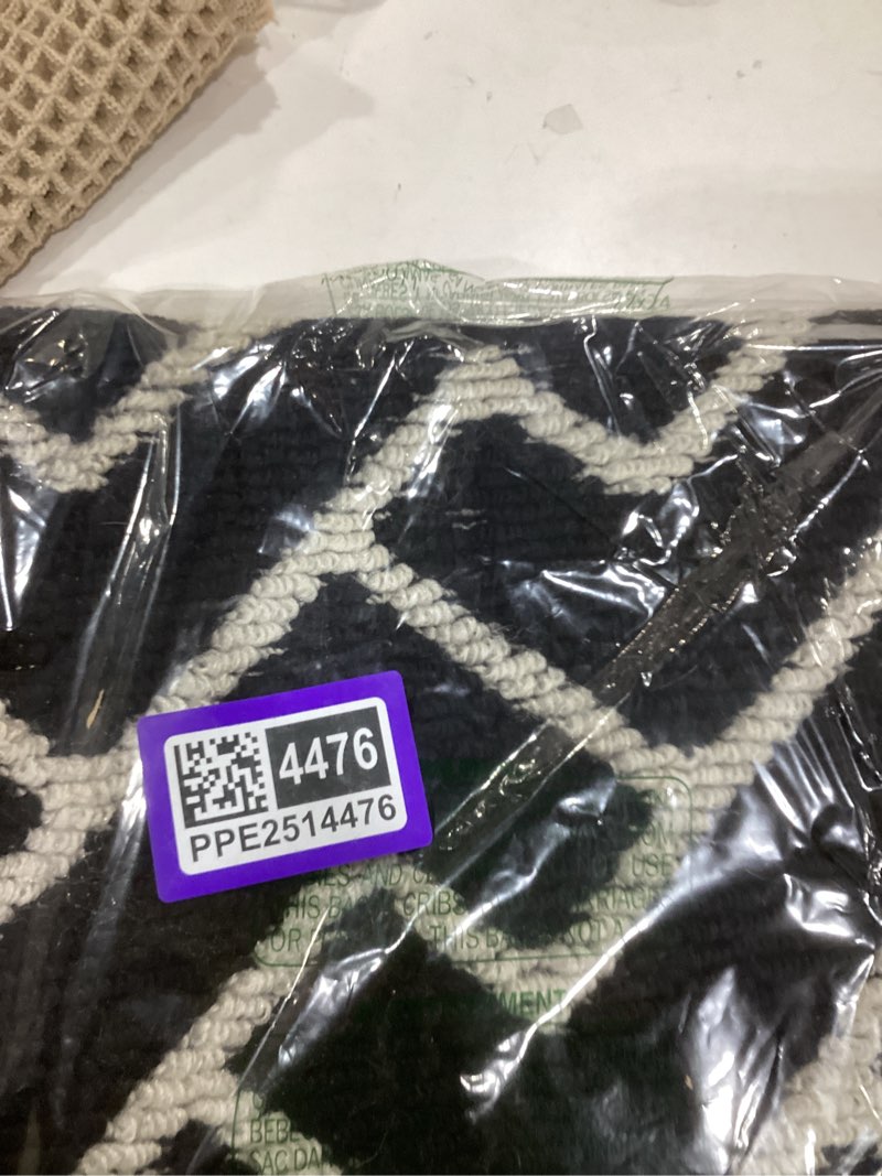 Condition photo showing As Is for OLANLY Front Door Mat, Non-Slip Rubber Backing, Dirt Resistant and Absorbent, Washable, Easy to Clea