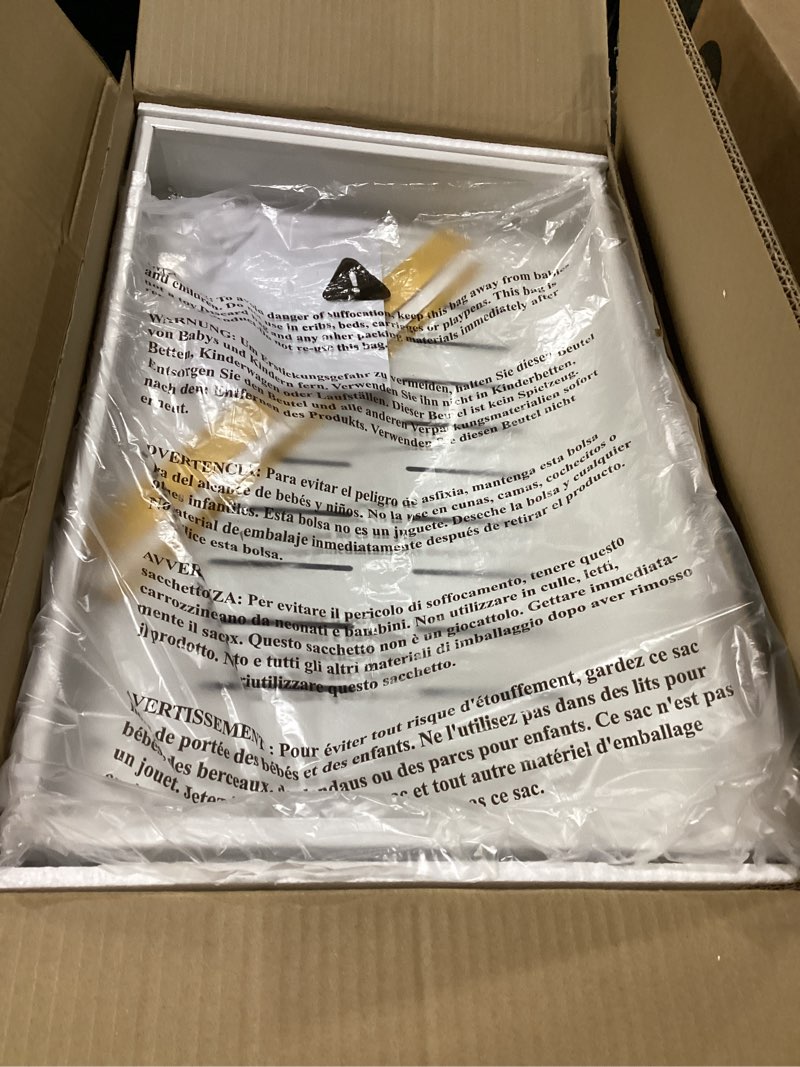 Condition photo showing New/Like New for 2Pack Pull out Cabinet Organizer, 21"Deep, Heavy Duty Full-extension Slide out Drawers for Kitchen Cabinet, Roll out Shelf Storage with Nano Adhesive for Pots, Bathroom, Pantry, Home, White White 13.8"Wide-21"Deep (2Pack?