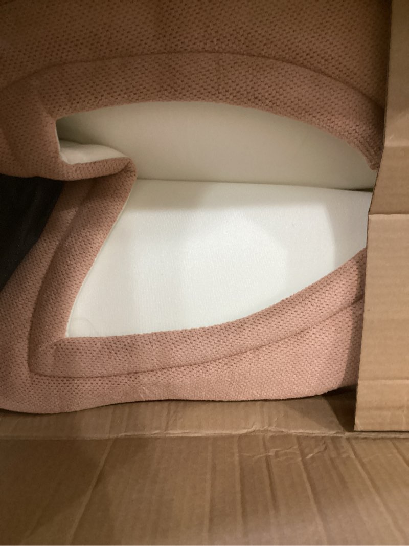 Condition photo showing Good Condition for amazon basics cat cave bed, 2-in-1 foldable house for indoor cats, with washable cushion and non-slip base, 17.5 x 17.5 inches, large, pink pink l-17.5"×17.5"×17.5"