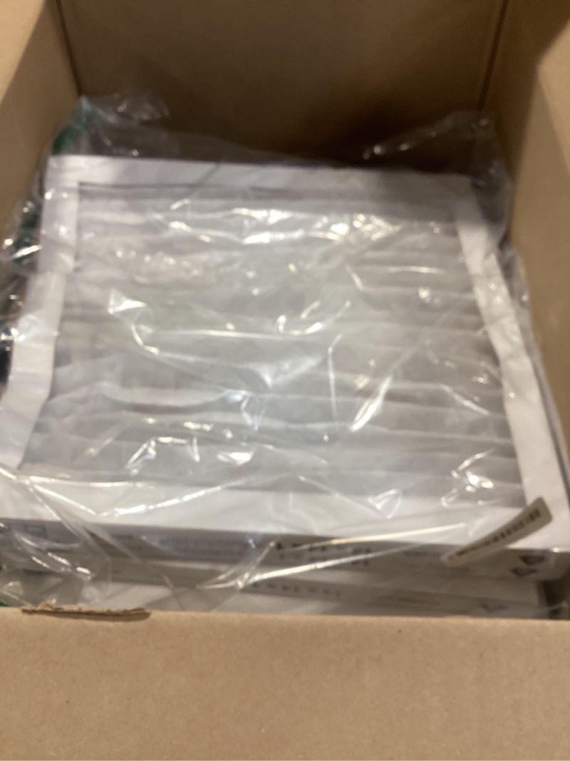 Condition photo showing As Is for bnx trufilter 14x14x1 air filter merv 8 (6-pack) - made in usa – dust & pet defense pleated air conditioner hvac ac furnace filters for dust, pet, mold, pollen mpr 600 – 700 & fpr 5 14x14x1 6-pack