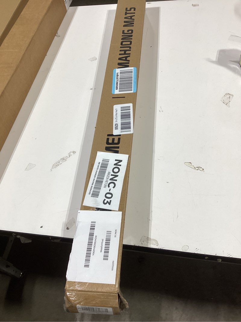 Condition photo showing Good Condition for deyimmei neoprene mahjong mat for table 31.5"x31.5" - non-slip, noise reduction cover with storage pockets, american rules & crease-free rolled shipping (pastel bouquet)
