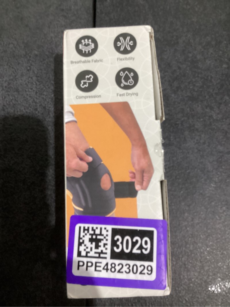 Condition photo showing Good Condition for dr. brace elite knee brace with side stabilizers & patella gel pads for maximum knee pain support and fast recovery for men and women-please check how to size video (pluto, large) large pluto