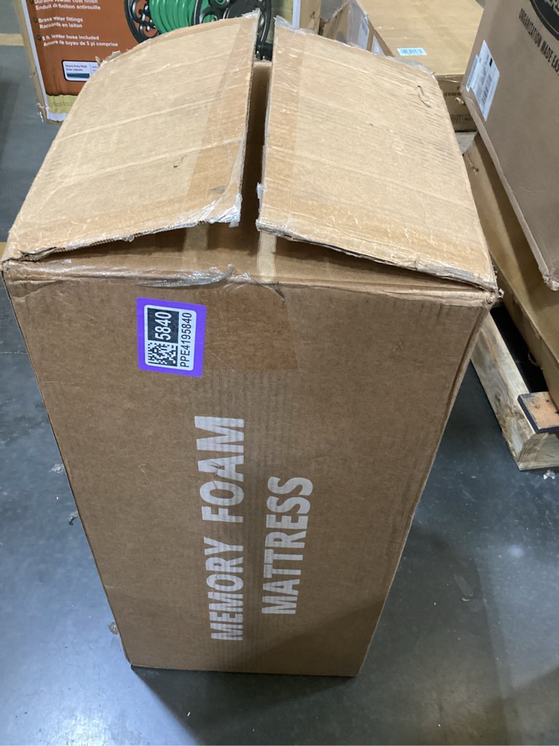 Condition photo showing New/Like New for memory foam mattress