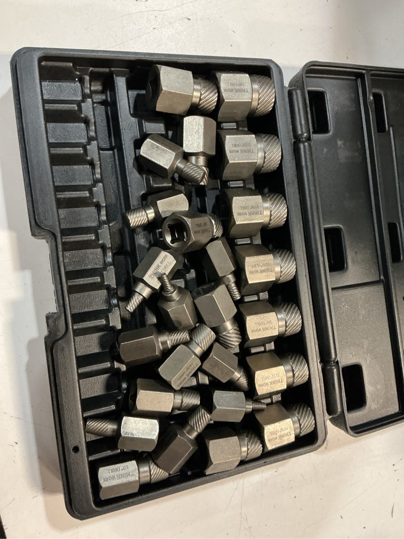 Condition photo showing Good Condition for high torque master hex bit socket set, 32-piece sae & metric allen socket set, premium s2 alloy steel, durable storage case, 1/4", 3/8", 1/2" drive, for automotive & mechanical work 32pc sae/metric hex bits