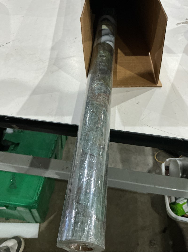 Condition photo showing As Is for boobest 31.5"x157" large size hunter green marble wallpaper peel and stick thick faux marble contact paper for walls self adhesive waterproof removable marble vinyl wrap retro temporary wallpaper 31.5" x 157.4" green