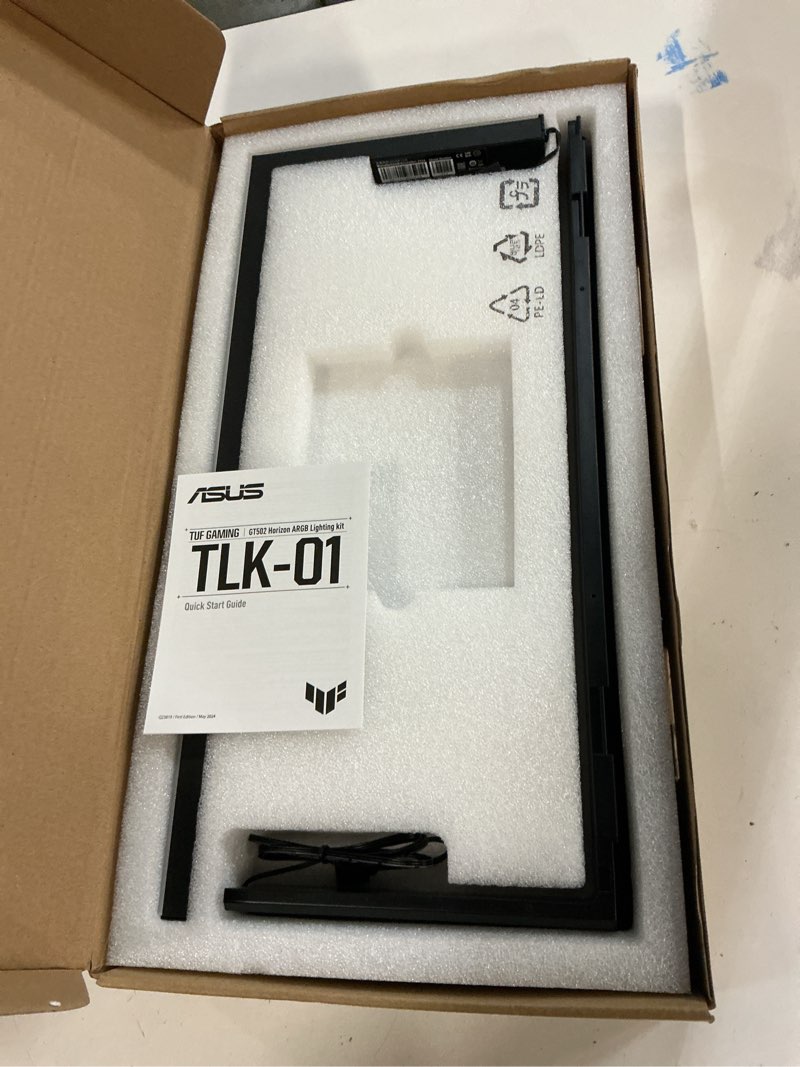 Condition photo showing Good Condition for ASUS TUF Gaming ARGB Lighting Kit for GT502 Horizon Series (Black) 2X Outer Edge ARGB Frame, Vibrant System Lighting, Easy Installation Magnetic Design, Aura Sync