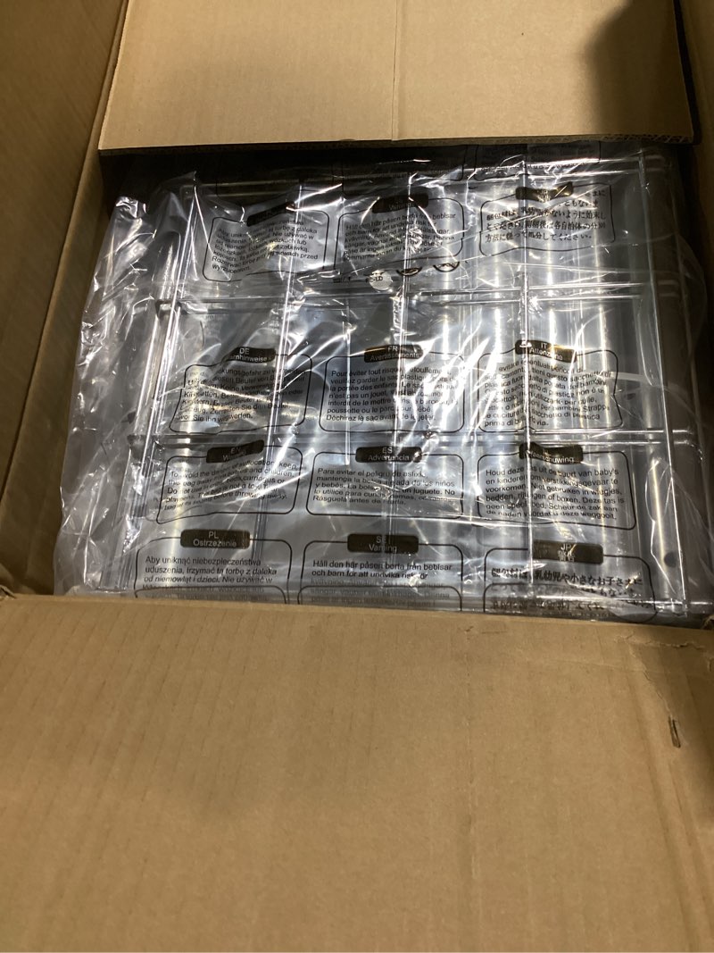 Condition photo showing Good Condition for Clothing Garment Rack Capacity 550LBS Rolling Clothes Rack on Wheels - Heavy Duty Collapsible Commercial Storage Organizer - Mobile Clothes Rack with Multifunctional Design (Silver)