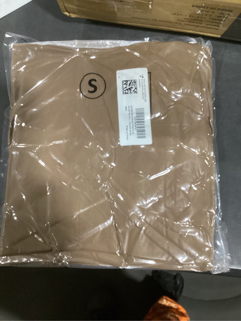 Condition photo showing New/Like New for Acelitt Women Casual Long Sleeve Crewneck Sweatshirts Pullover Tops,Small Brown