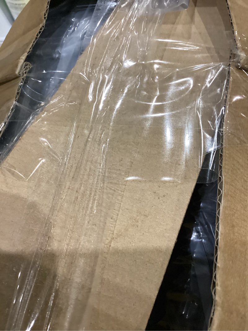 Condition photo showing As Is for Dog Ramp for Large Dogs - 5 Steps 24" H Pet Stairs for High Bed with Tunnel 2 in 1 with Zippers Suitable, Indoor Cat Ladders with Non-Slip Bottom, Black 5-Steps Curved Black Fleece