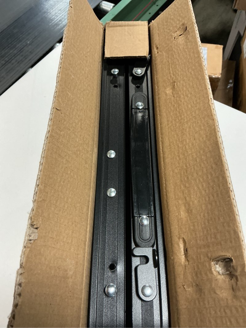 Condition photo showing Good Condition for LOFTEY 2025 Reinforced Small Folding Table Portable, Small Foldable Camping Table, Heavy-Duty Mini Folding | 2 Adjustable Height | Lightweight Aluminum with Handle | 25" x 16" x 22", Black Black-v