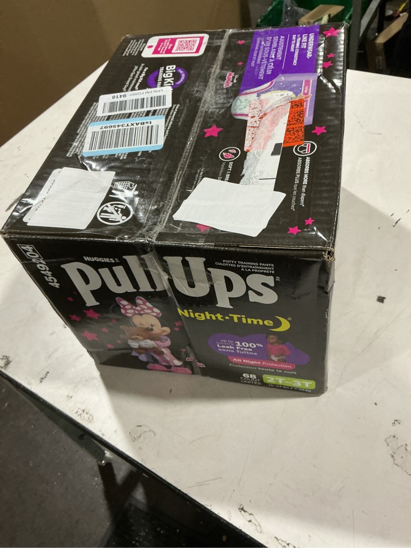 Condition photo showing New/Like New for Pull-Ups Girls  Night-Time Training Pants  2T-3T  68 Ct (Select for More Options)