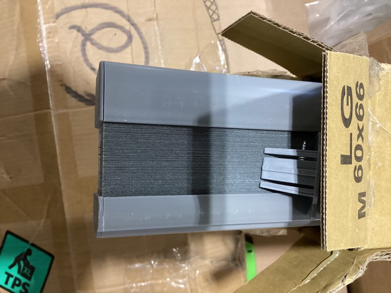 Condition photo showing As Is for dez furnishings cordless 1.5" blackout cellular shade, energy saver, 53" w x 64" h, gray cloud gray cloud 53"w x 64"h