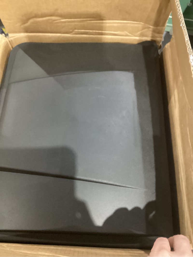 Condition photo showing Good Condition for safco, step-on indoor plastic trash can for home & commercial use, hands-free disposal, 23 gallon, black
