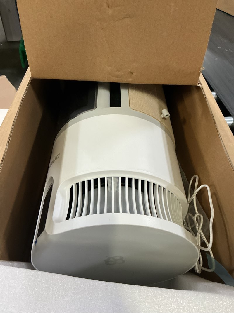 Condition photo showing As Is for oneisall pet air purifier for home: large room 3000 ft², h13 hepa washable filter, 360° airflow visible air cleaner for pet hair, odor allergies smoke dust, pm2.5 monitor,auto mode,cat toys,pp04