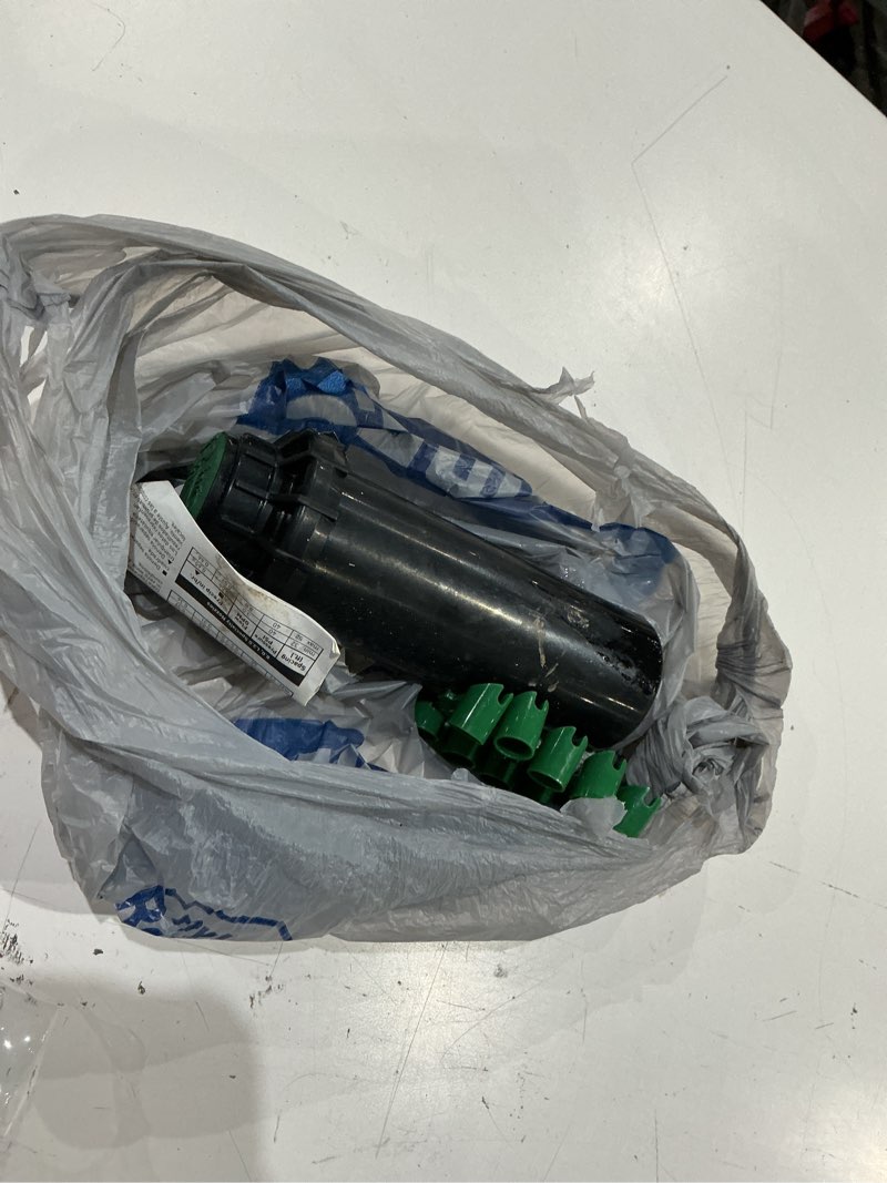 Condition photo showing As Is for orbit voyager ii adjustable pop-up gear drive sprinkler head