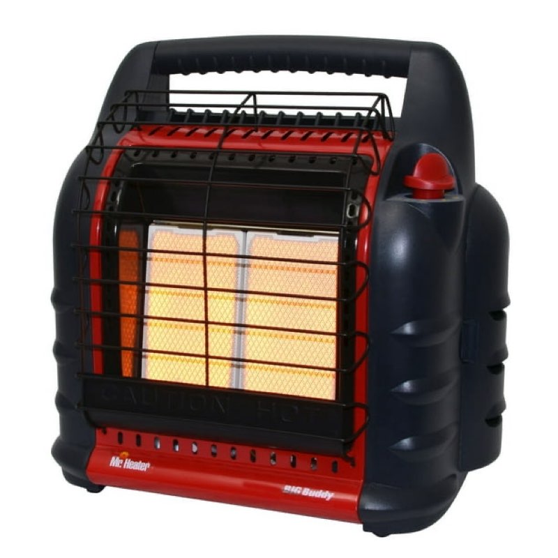mr. heater mh-f274800 red gas 3 speed swivel garage heater for 450 sq ft