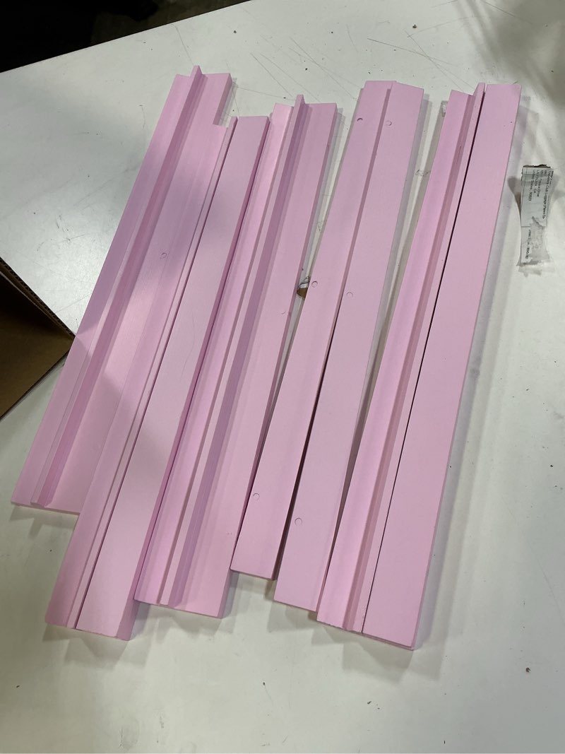 Condition photo showing Good Condition for Leinuosen Wooden Mahjong Racks with Pushers 4 Set Magnet American Mahjong Tile Rack and Magnetically Attached Pushers Painted Tile Holders for Players Gift Family Game Night(Straight,Multi-Color) Colorful Straight