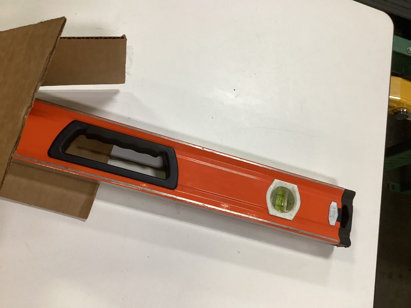 Condition photo showing Good Condition for Johnson Level & Tool 1760-4800 Digital Box Level, 48", Orange, 1 Level 48 Inch