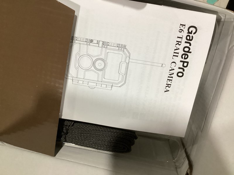 Condition photo showing Good Condition for gardepro e6 wifi trail camera (non-cellular), stable wifi with external antenna, on-site app viewing, 64mp 1296p hd, no-glow night vision, motion activated waterproof game camera