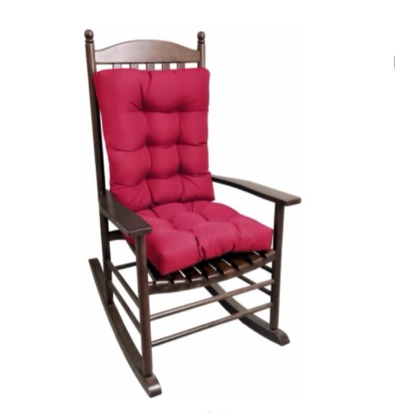 rocking chair cushion, set of 2 pack thicken seat & back chair cushions?soft thickened patio chair cushions