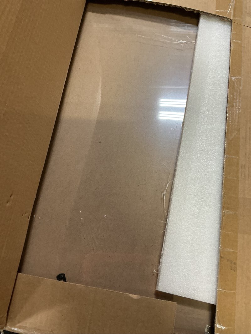 Condition photo showing item condition for 27x40 Picture Frame, 27 x 40 Poster Frame - Solid Oak Wood, 27 by 40 Frame with Tempered Glass, 27"x40" Wood Frame with Mat for 24"x36", Minimalist 27x40 Frames for Wall, Natural Oak Color, 1 Pack Oak, Round Corner 27x40 - 1P
