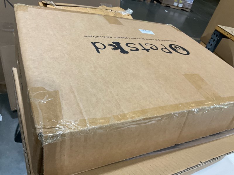Condition photo showing Good Condition for petskd extra large cat carrier with wheels and litter box 24"x17"x17" for large cat or 2 small cats, collapsible soft sided pet carrier for car travel with lockable safety zippers(grey) grey(a carrier with litter box and wheel)