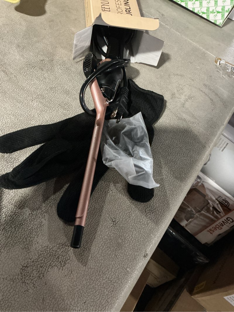 Condition photo showing Good Condition for Small Curling Iron 3/8 Inch Barrel, Tiny Curling Wand for Short Hair, 9mm Thin Curling Iron Ceramic Tourmaline