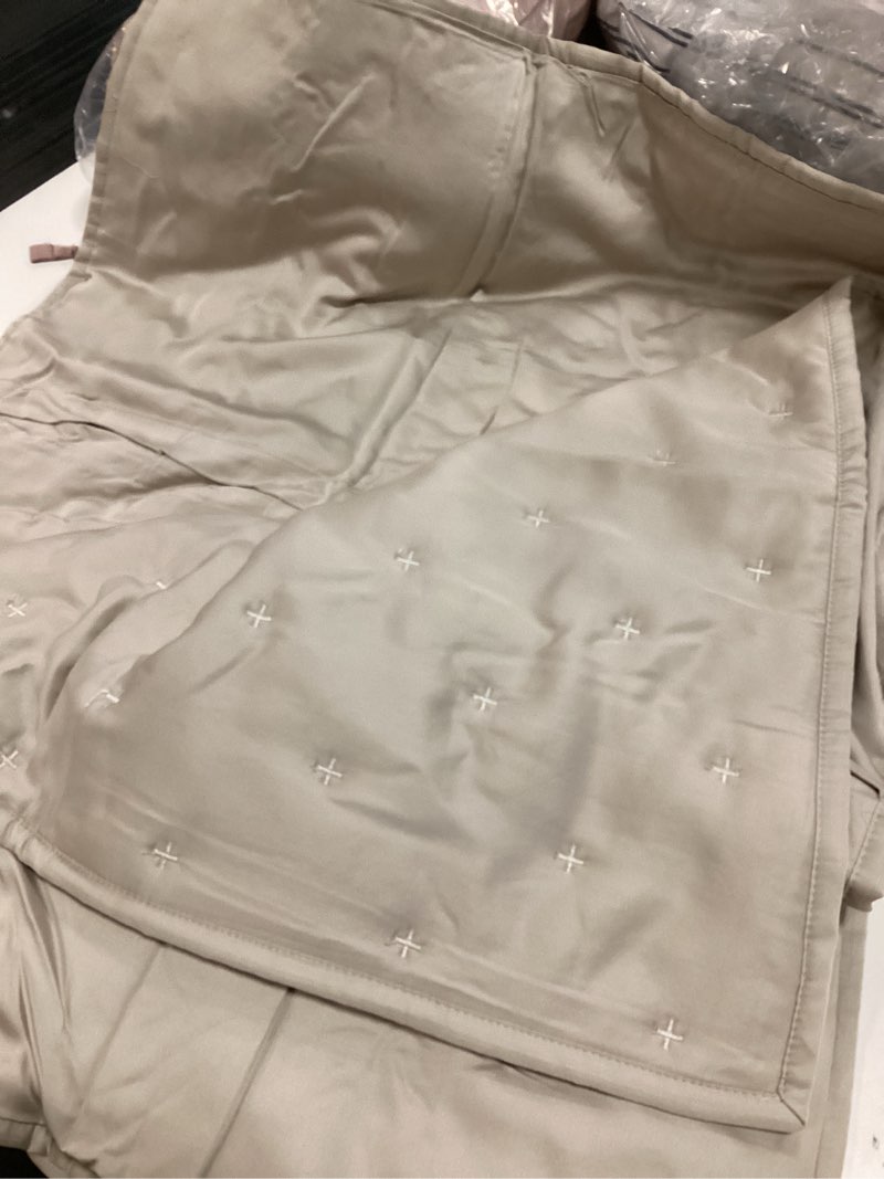 Condition photo showing Good Condition for quince bamboo dream quilted sham set king sand