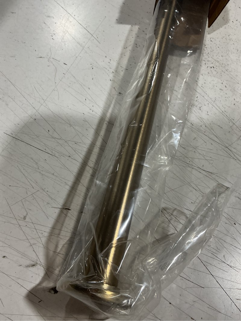 Condition photo showing Good Condition for ivilon tension curtain rod - spring tension rod for windows or shower, 54 to 90 inch. warm gold 54" to 90" warm gold