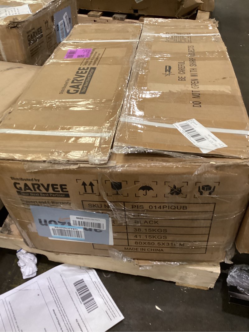 Condition photo showing As Is for hydraulic lift table cart, 500lbs capacity 28.5" lifting height hydraulic table cart, single scissor