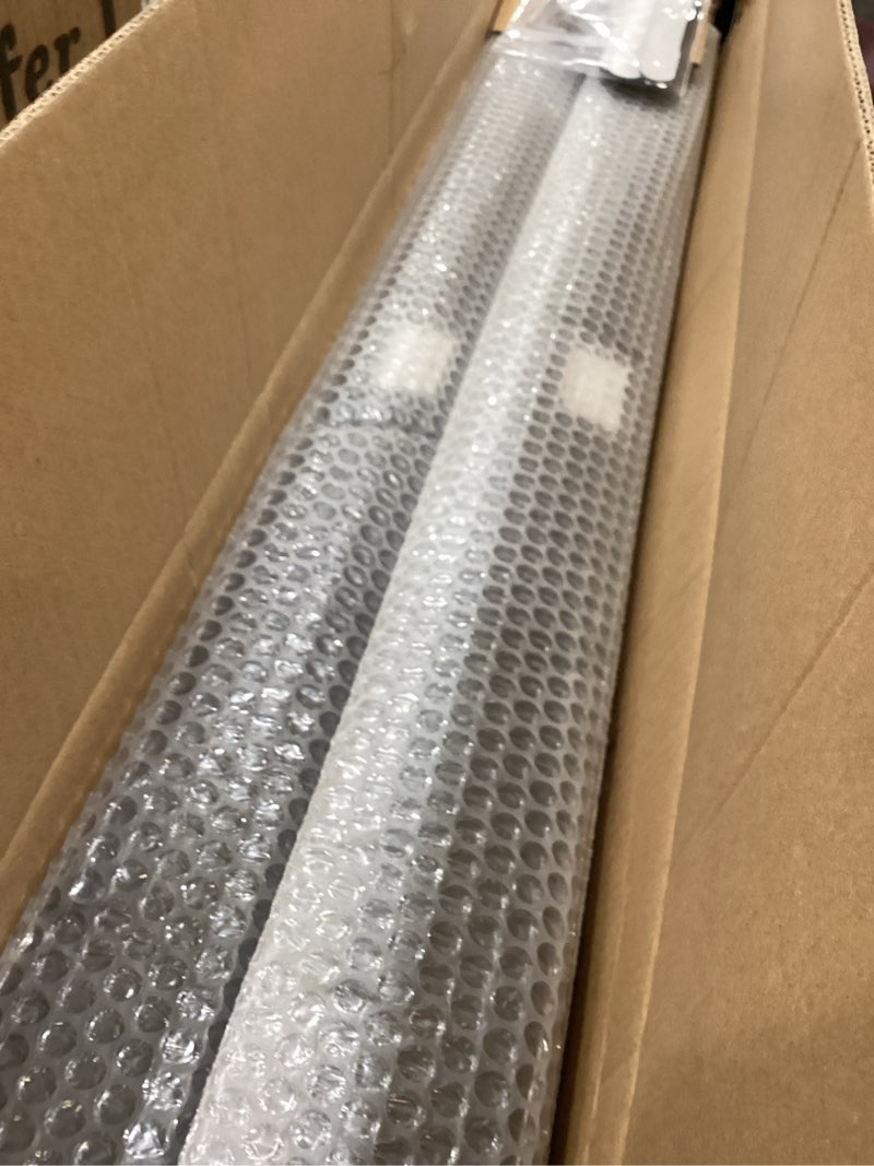 Condition photo showing Good Condition for kinggeri 220lbs roof rack cross bars compatible with chevrolet tahoe & suburban, gmc yukon & yukon xl, cadillac escalade & escalade esv 2015-2020, heavy duty aluminum roof rails crossbars all metal 15-20 oem version