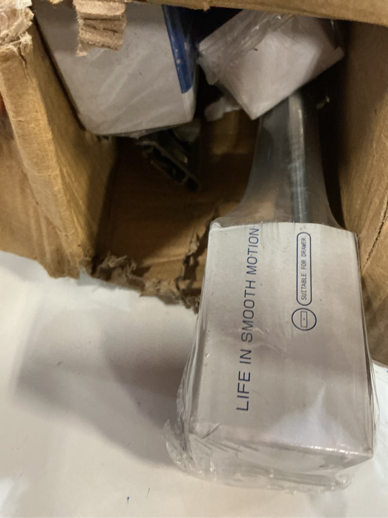 Condition photo showing Good Condition for LONTAN 5 Pcs Center Mount Drawer Slides Bottom Mount for Cabinet and Dresser 16 Inch Heavy Duty Drawer Rails 10.74" Extension Glide Track 16 Inch 5