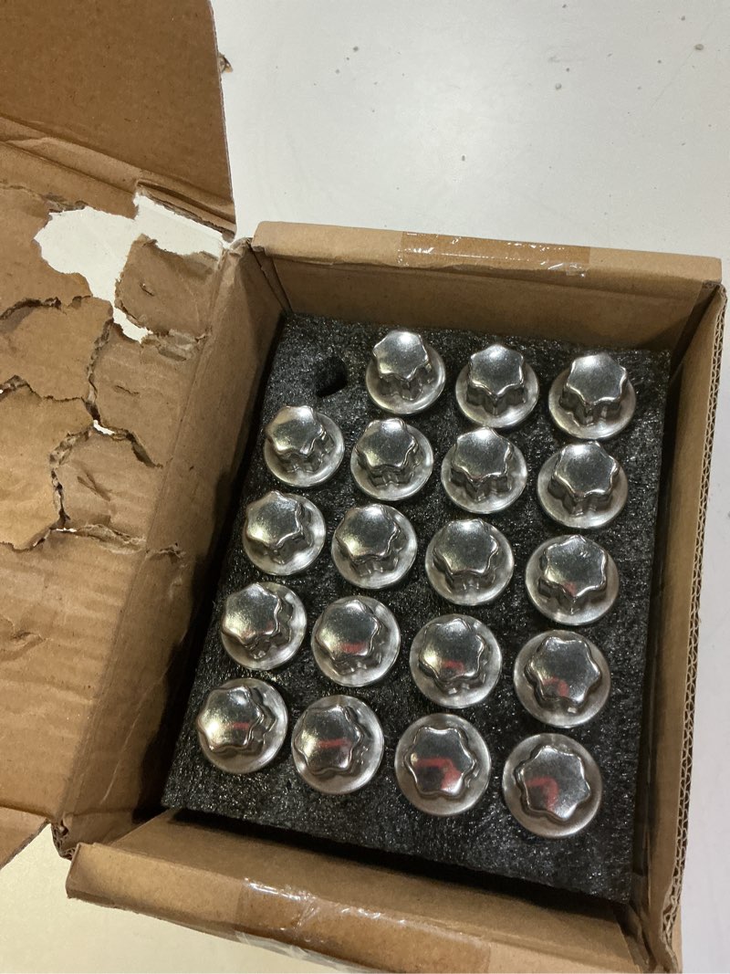Condition photo showing Good Condition for (Incomplete 19 pieces only) 14mm x 1.5 Wheel Lug Bolt OE Factory Wheel 0009905407 Compatible with ML500 S550 CL63 ML350 GLK350 CL500 GL450, Pack of 20