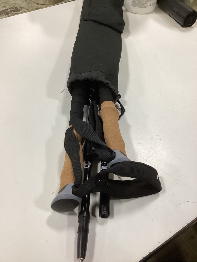 Foxelli Trekking Poles – Lightweight Collapsible Aircraft Grade Aluminum Hiking Poles with Cork Grip