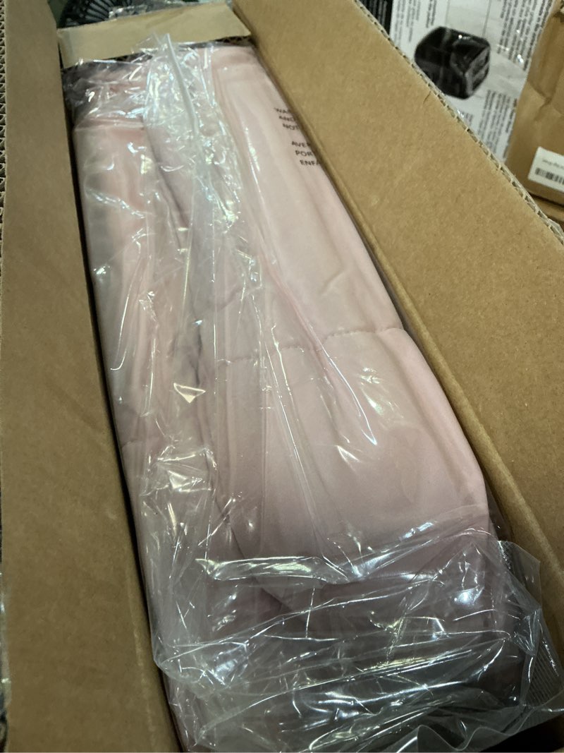 Condition photo showing Good Condition for joysoul goose feathers fiber comforter - lightweight ultra soft fabric cover breathable white down feather fill, pink twin size duvet insert (68" x 88")