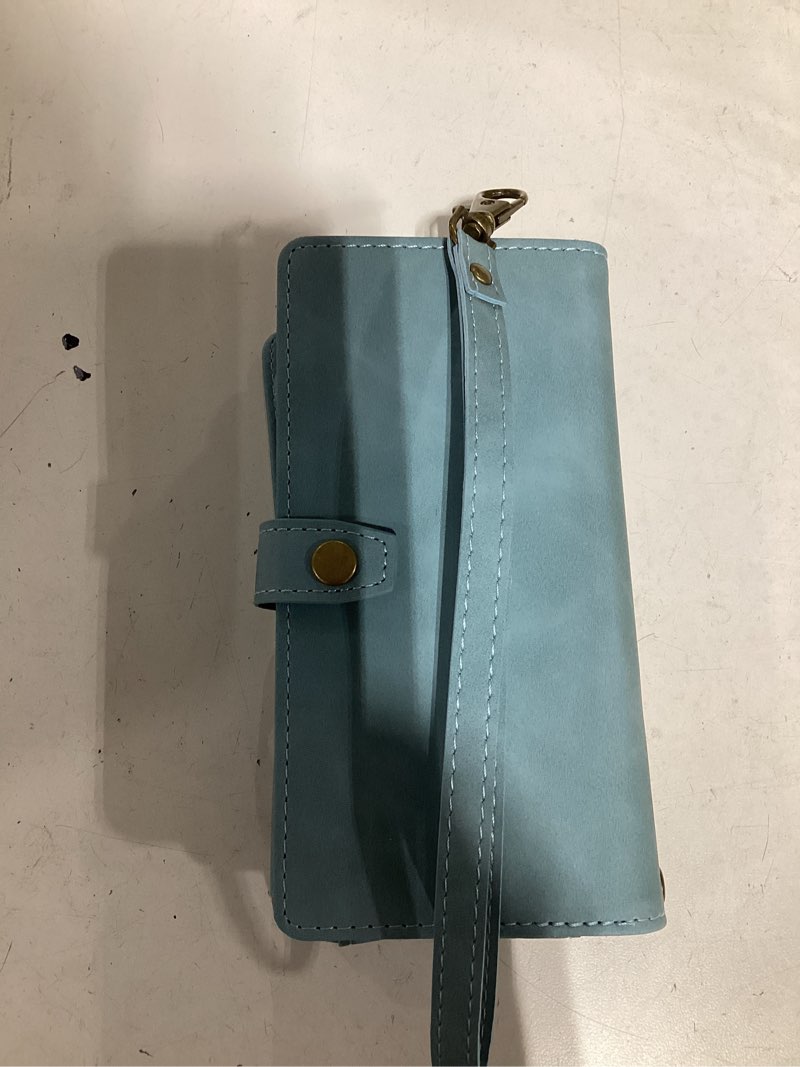 Condition photo showing Good Condition for twohead wallet case compatible with iphone 16,detachable magnetic phone case,pu leather all-round protective case wallet with card holder/change pocket,6.1 in,blue blue for iphone 16
