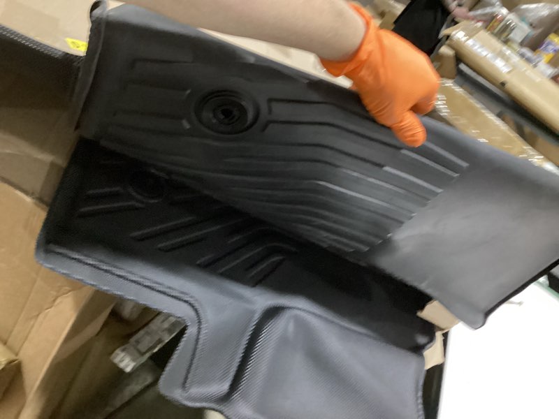 Condition photo showing As Is for transit floor mats - car mats for ford transit 150/250/350 2022-2026, all weather floor mat for transit accessories, heavy duty rubber mats, car accessories 5)ford transit 150/250/350?2022-2026?