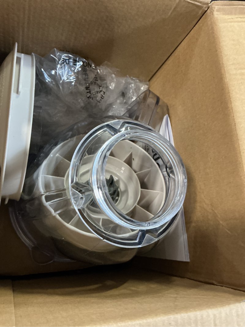 Condition photo showing Good Condition for bella 10 speed countertop blender, juicer & smoothie maker, fits-anywhere™ kitchenware, slim flip & store design, dishwasher safe 48oz capacity pitcher & lid, stainless steel blade, 450 watt, oatmilk oatmilk 6 cup