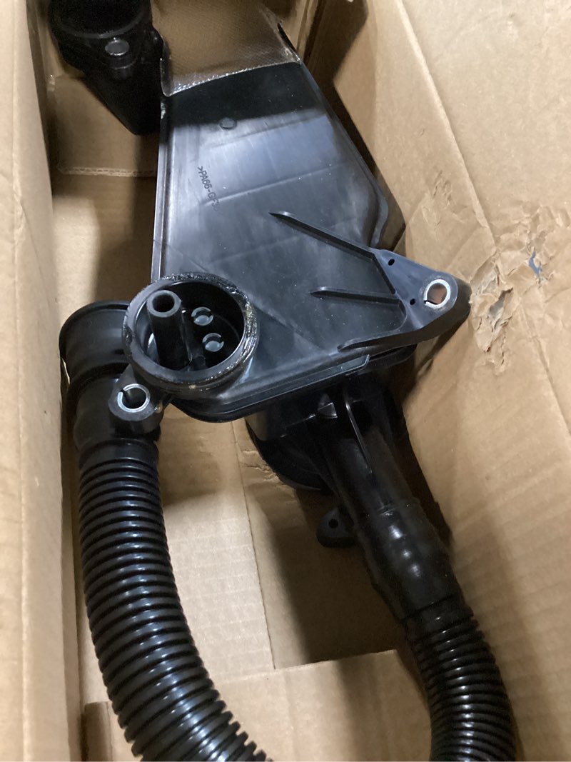 Condition photo showing Good Condition for air oil separator assembly fit for ford f250 f350 super duty 2023-2024 or 2011+ 6.7l powerstroke diesel - pcv ccv filter vent valve engine crankcase - replace pc3z-6a785-a, pc3z6a785a